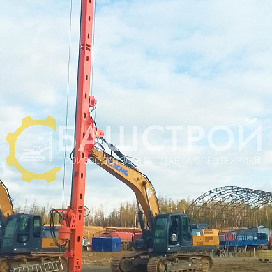 Мачта копрово-бурильная серии МКБЭ на базе экскаватора XCMG-335
