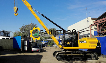 Трубоукладчик на базе гусеничного экскаватора JCB