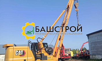 Трубоукладчик на базе гусеничного экскаватора CAT